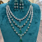 Tattvas silver-plated AD jewellery set TAT-ADS-0015